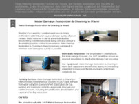 Screenshot for http://waterdamagerestorationcleaningmiami.blogspot.com/