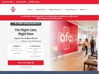 Website Screenshot AFC Urgent Care Bound Brook