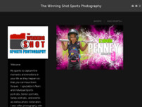 The Winning Shot Sports Photography/Linda G Bauer Photography website screenshot