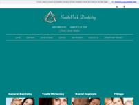 Southpark Dentistry website screenshot