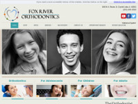 Fox River Orthodontics website screenshot