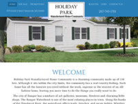 Screenshot for http://www.holidaymobilehomepark.com/