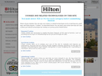 Hilton Garden Inn Frederick website screenshot