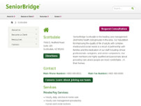 SeniorBridge website screenshot