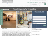 Tailored Living Featuring PremierGarage of Dallas & Fort Worth website screenshot