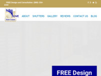 Indian River Shutter Company website screenshot