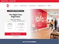 Website Screenshot AFC Urgent Care Bronx 149th