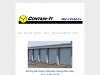 Contain It Self Storage website screenshot