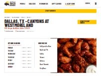 Website Screenshot Buffalo Wild Wings