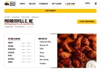 Website Screenshot Buffalo Wild Wings