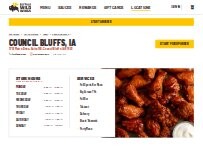 Website Screenshot Buffalo Wild Wings