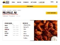 Website Screenshot Buffalo Wild Wings