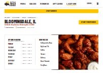 Website Screenshot Buffalo Wild Wings