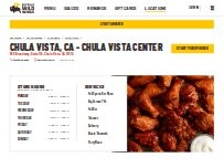 Website Screenshot Buffalo Wild Wings