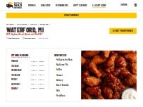 Website Screenshot Buffalo Wild Wings