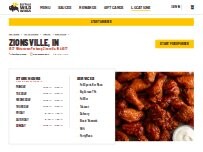 Website Screenshot Buffalo Wild Wings