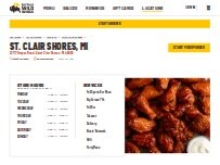 Website Screenshot Buffalo Wild Wings