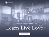 First  Baptist Church website screenshot