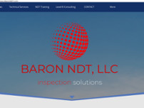 Baron NDT, LLC website screenshot