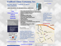 Guilford Glass Company, Inc. website screenshot