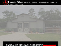 Lone Star Construction website screenshot