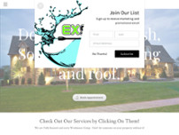 Exstream Clean website screenshot