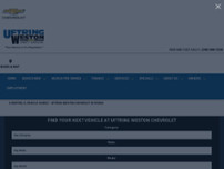 Uftring  Weston Chevy Cadillac website screenshot