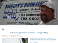 Pickett’s Painting website screenshot