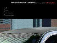 A Peace Limousine And Car Service website screenshot