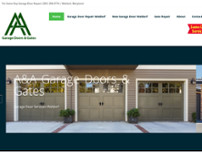 Screenshot for http://www.garagedoorrepairwaldorf.com/