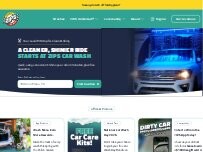 Website Screenshot Zips Car Wash - CLOSED