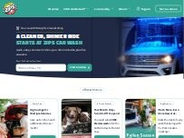 Website Screenshot Zips Car Wash