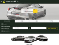 Galpin Lotus website screenshot