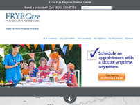 FryeCare Cardiology Associates - Main website screenshot