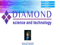Diamond Science and Technology website screenshot