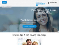 Pablo Tagle, Jr. - Cosmetic & Family Dentistry website screenshot