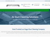 Quack Quack Duct Cleaning website screenshot