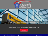 Manny's Taxi & Limousine Co-24 Hrs LLC website screenshot