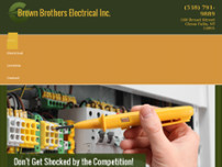 Brown Brothers Electrical Inc. website screenshot