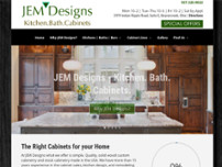 JEM DESIGNS website screenshot