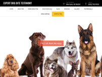 Screenshot for http://www.expertdogbitetestimonyks.com