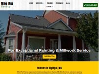 Website Screenshot Miles Plus Painting