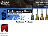 Strobel Guitars website screenshot