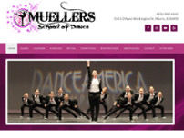 Donna Mueller's School of Dance website screenshot