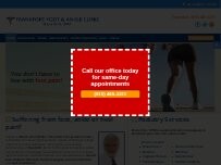 Website Screenshot Frankfort Foot & Ankle Clinic: Bruce Smit, DPM