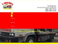 2 brothers Towing website screenshot