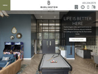 The Burlington website screenshot