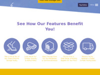 StoreSmart Self-Storage website screenshot
