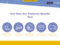 StoreSmart Self-Storage website screenshot