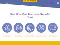 StoreSmart Self-Storage website screenshot
